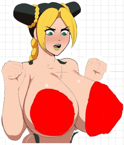 Jolyne Kujo Bust NSFW Sticker | Anime Stickers Ecchi Cartoon NSFW null