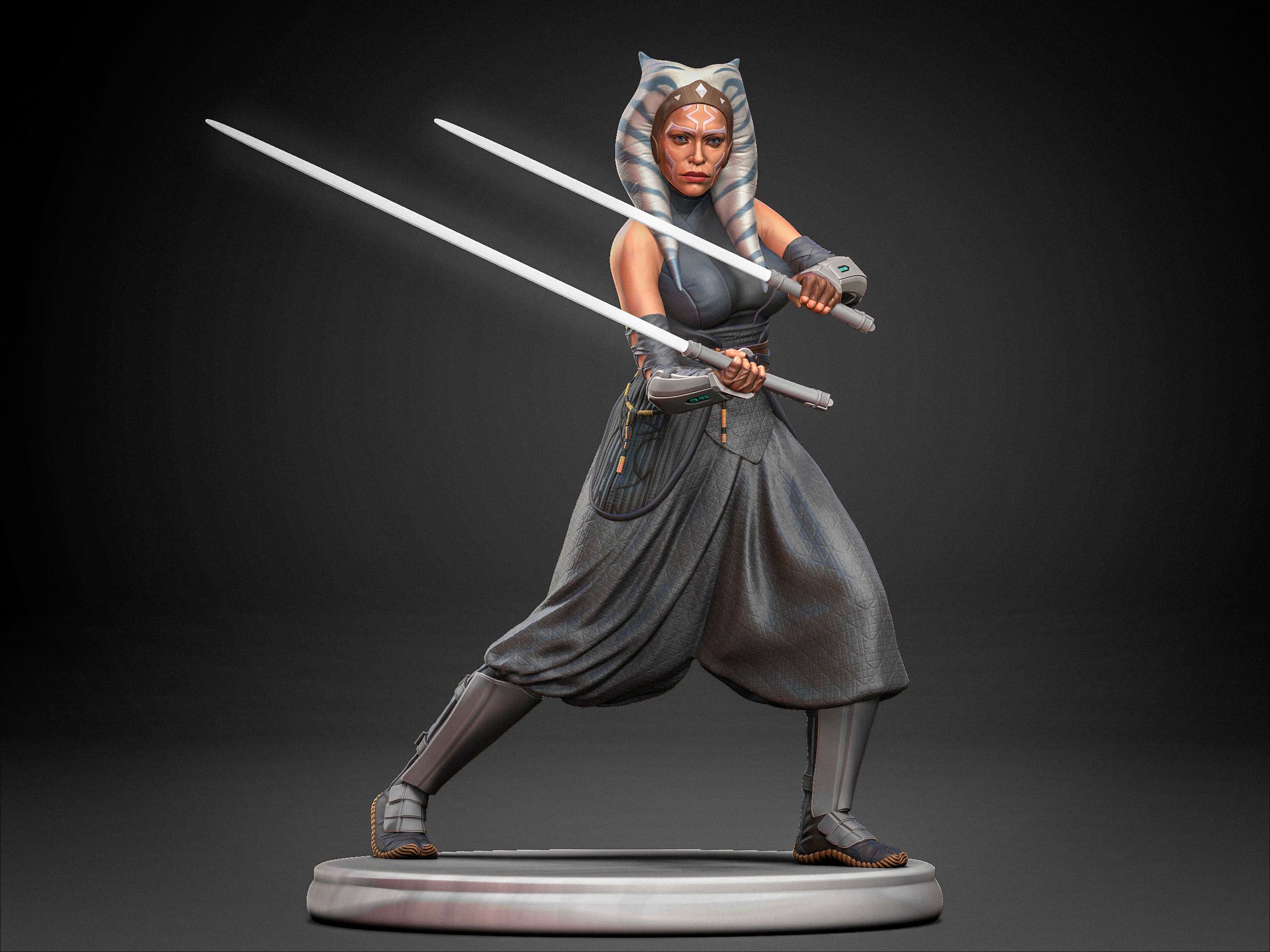 Ahsoka Statue | Star Wars Fan Art by stepanovsculpts SFW,NSFW 3d printed statue,3d printed,nsfw statue,3d printed figure,Ahsoka Statue,Star Wars