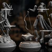 Estatua Tauriel | The Hobbit Fan art por VX-Labs SFW,NSFW 3d printed statue,3d printed,nsfw statue,3d printed figure,Tauriel Statue,The Hobbit Statue