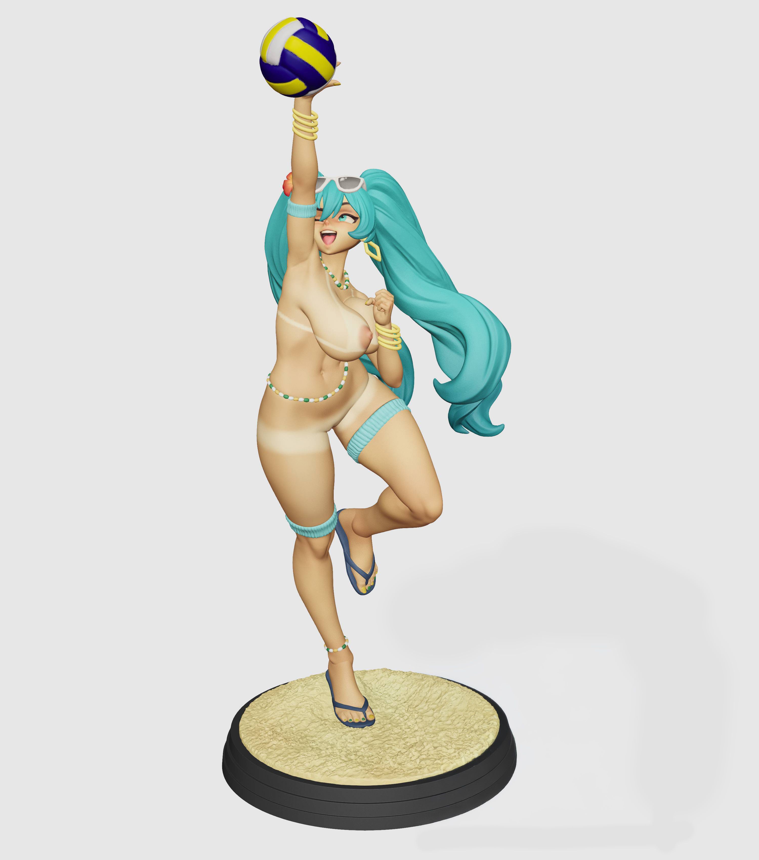 Brazilian Miku Statue | Vocaloid Fan Art by Freyas Fantasys SFW,NSFW,Futa 3d printed statue,3d printed,3d printed figure,Vocaloid Statue,Brazilian Miku Statue,nsfw statue,futa figurines,futanari figurines,futanari statue,futa statue