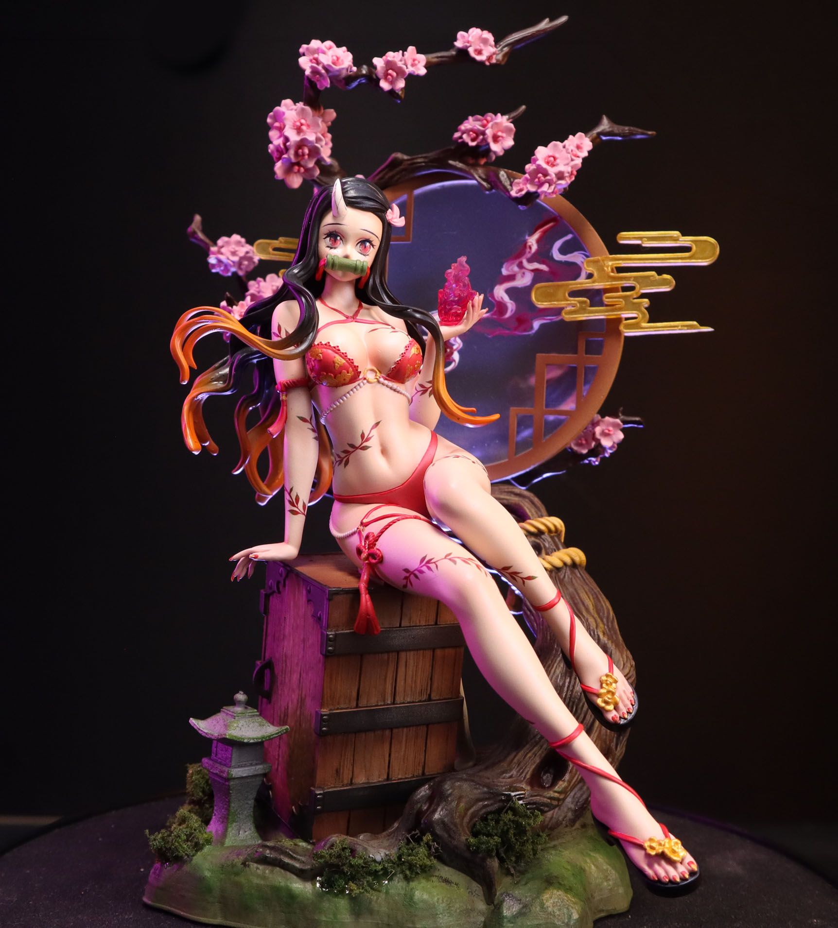 Nezuko Statue | Demon Slayer Fan Art by CW Studios SFW,NSFW 3d printed statue,Demon Slayer statue,3d printed,Nezuko Statue,3d printed figure