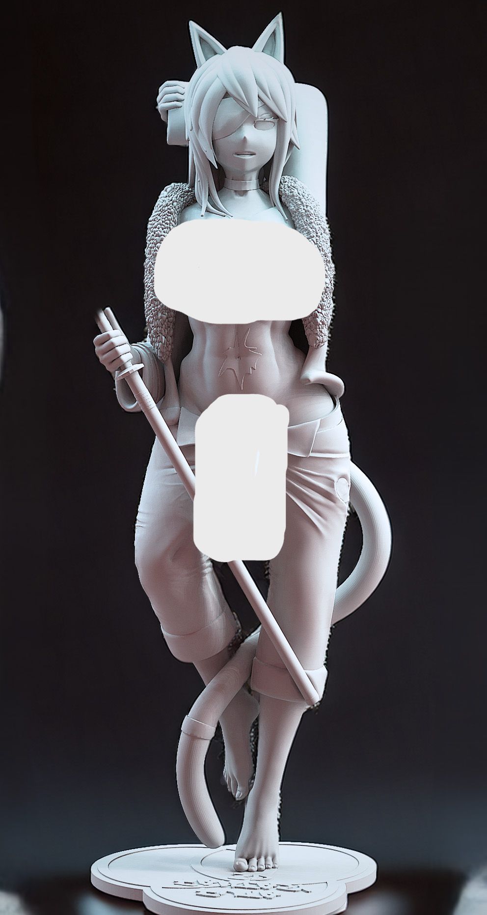 Ghislaine Furry Futa Statue | Mushoku Tensei Fan Art by FutaFantasy Futa 3d printed statue,3d printed,nsfw statue,3d printed figure,Ghislaine Statue,futa statue,futa figurines,futanari figurines,futanari statue,Mushoku Tensei statue,furry statue