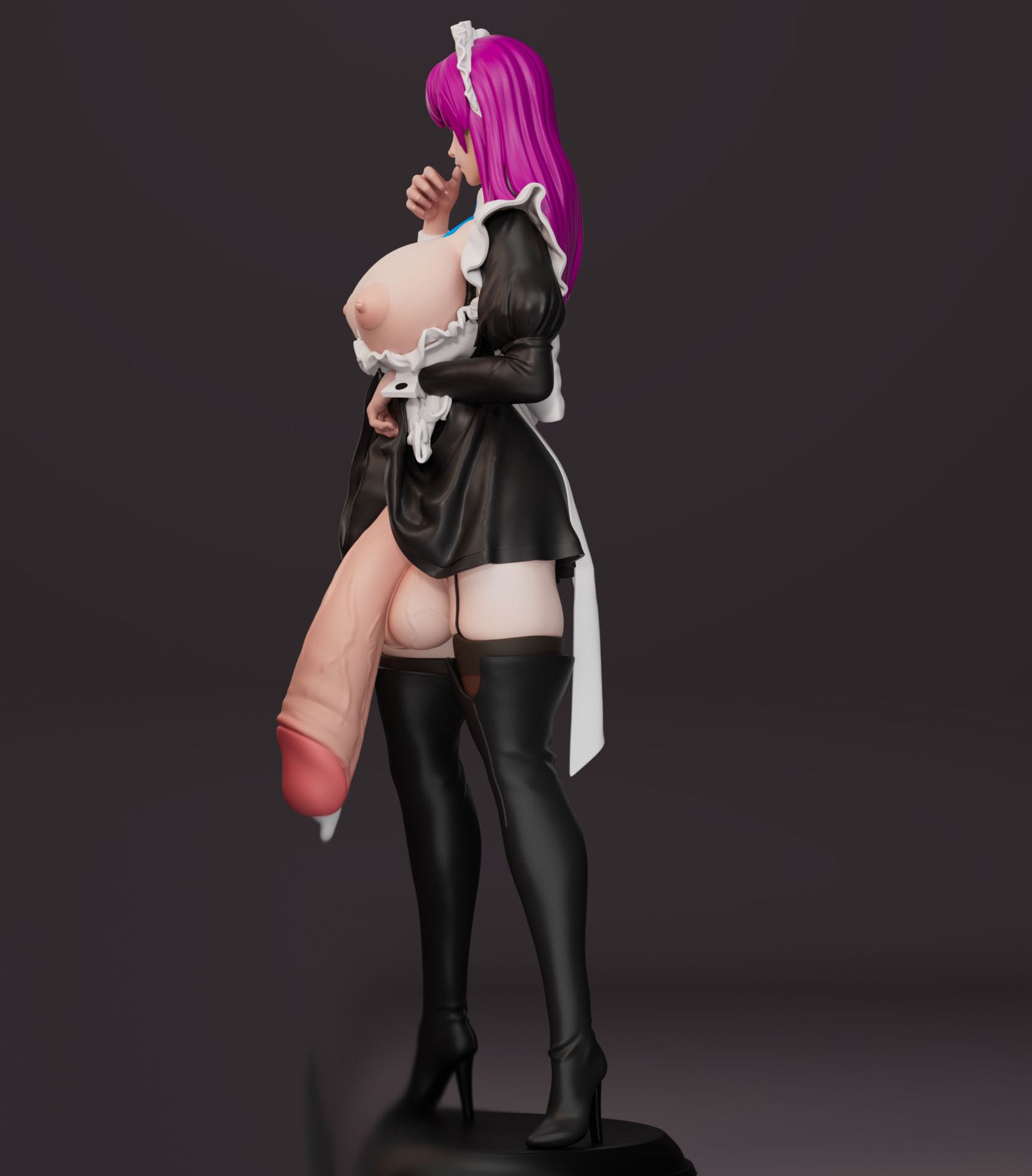 Statue Yayoi Futa | Bondage Game Fan art par Freyas Fantasys Futa 3d printed statue,3d printed,3d printed figure,Yayoi Statue,Bondage Game Statue,nsfw statue,futa figurines,futanari figurines,futanari statue,futa statue