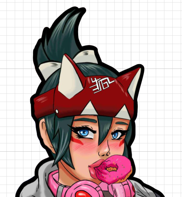 Kiriko Dragon Dildo Sticker | Overwatch Vinyl Sticker NSFW Overwatch stickers,Nsfw sticker,Kiriko sticker,Dragon Dildo Sticker