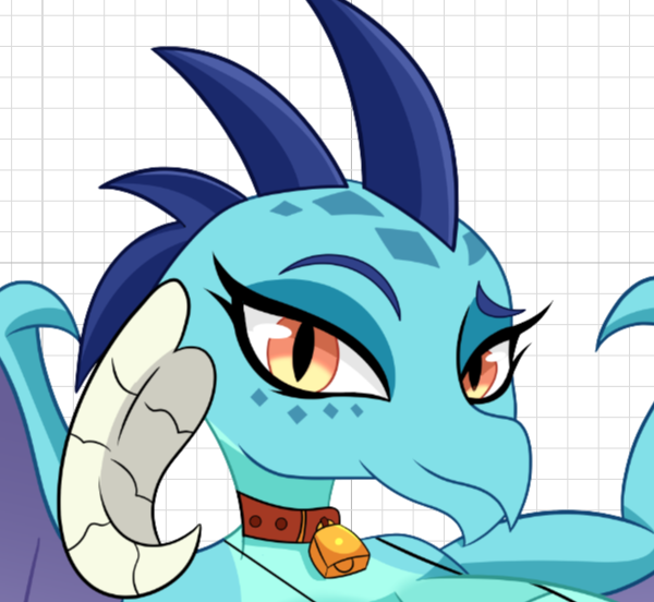 Milky Ember Dragon Girl Furry Sticker | My Little Pony Vinyl Sticker SFW,NSFW furry sticker,nsfw sticker,Milky Ember Dragon,mlp sticker,My Little Pony sticker