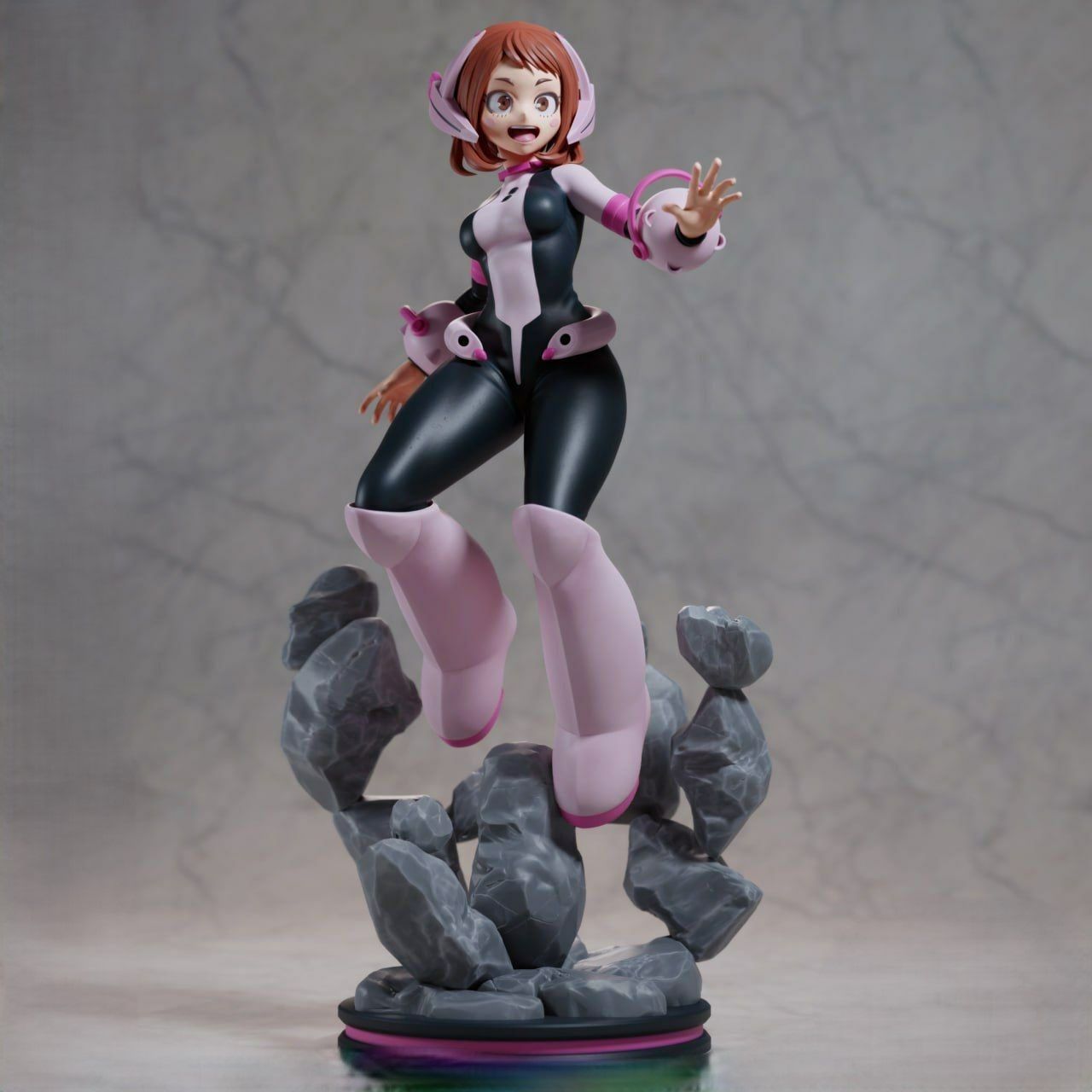 Ochaco Uraraka Statue | My Hero Academia Fan Art by Azerama SFW,NSFW 3d printed,3d printed statue,nsfw statue,Ochaco Uraraka statue,My Hero Academia statue
