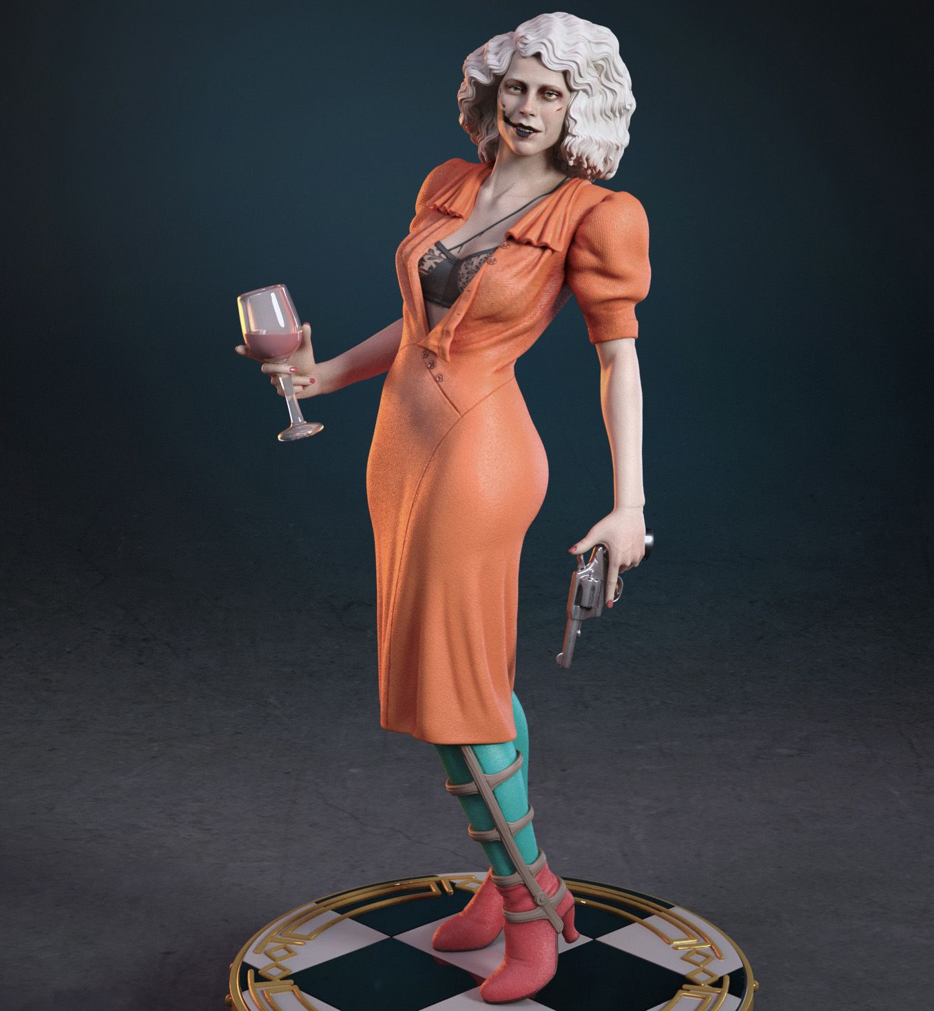 Ida Statue | The Bride Fan Art by TorridaMinis SFW,NSFW 3d printed,3d printed statue,nsfw statue,3d printed figure,Ida Statue,The Bride Statue