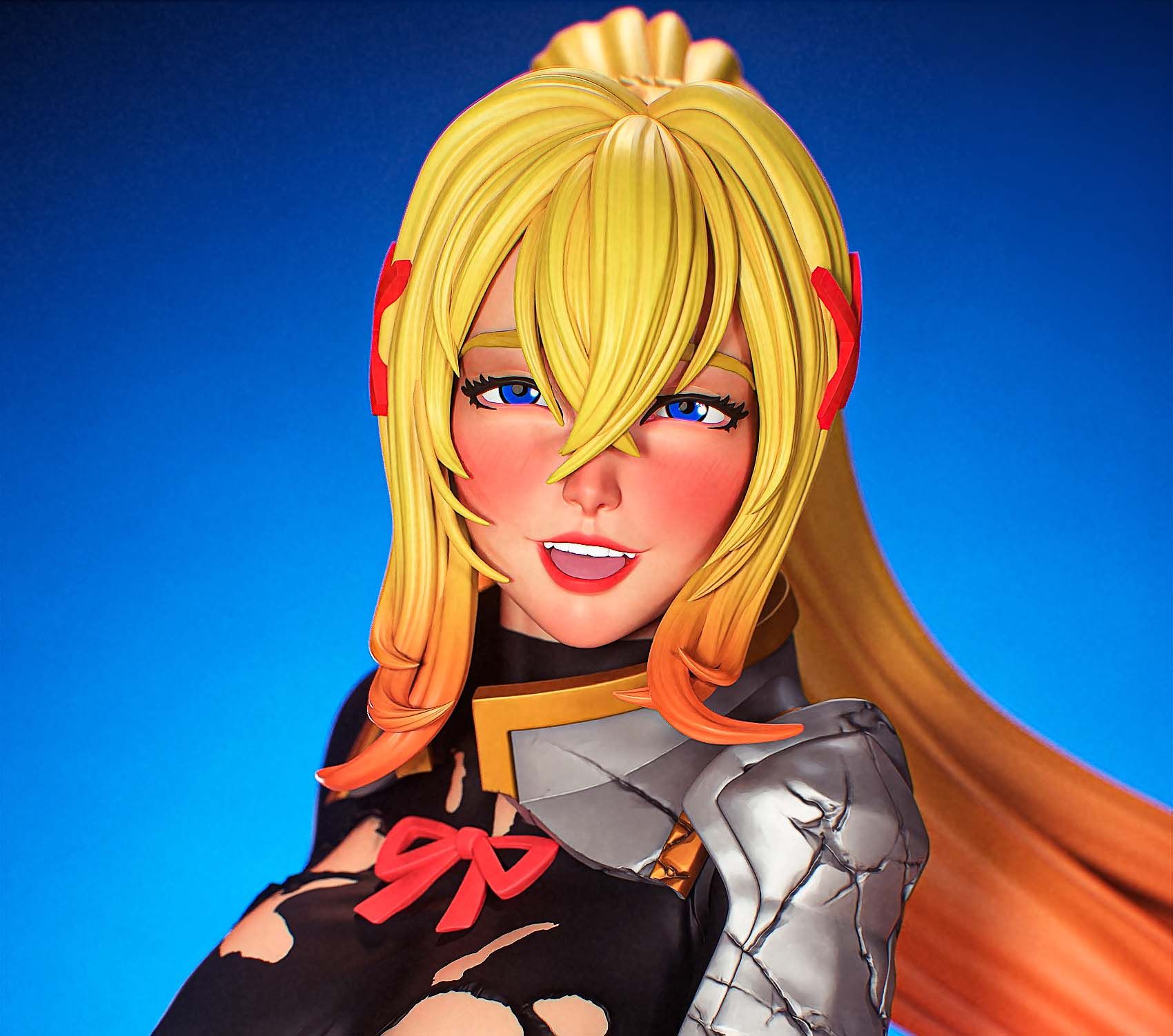 Darkness Statue | Konosuba Fan Art by PEACHFIGURE SFW,NSFW 3d printed,3d printed statue,Darkness statue,Konosuba statue,nsfw statue