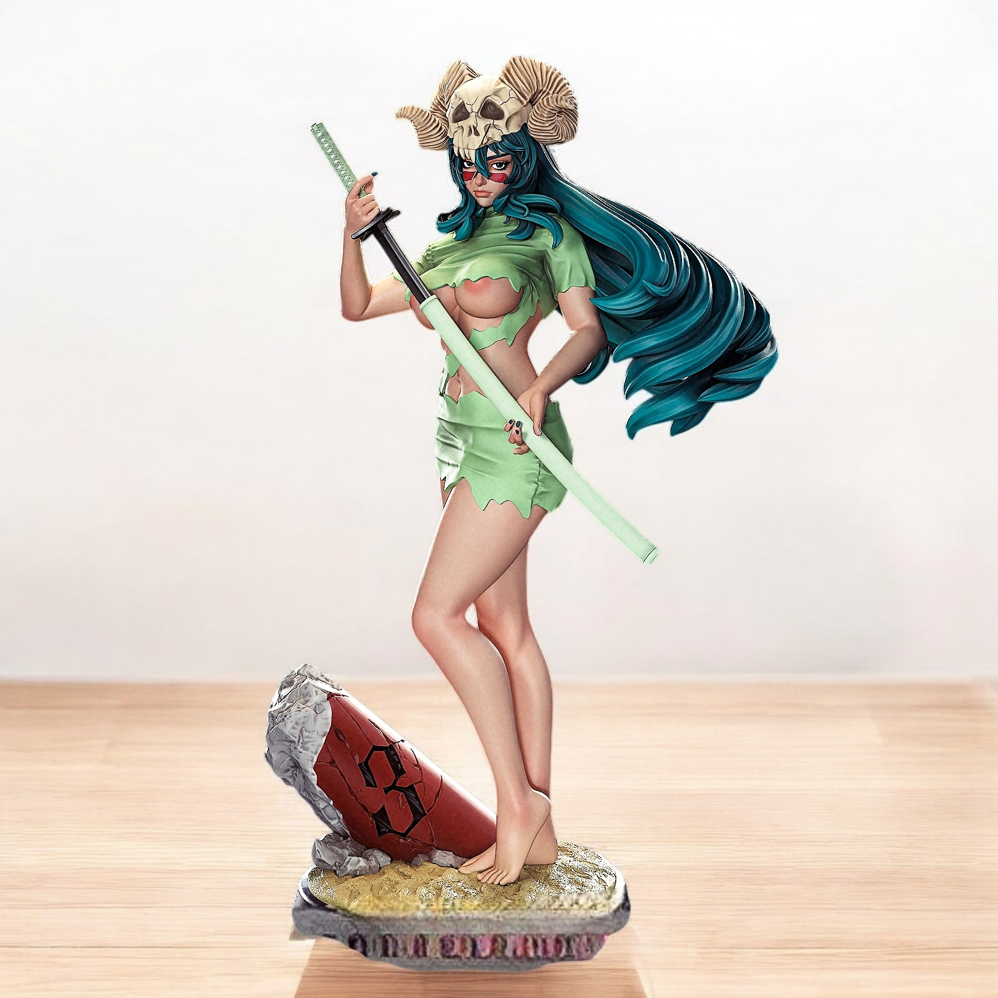 Nelliel Statue | Bleach Fan Art by PEACHFIGURE SFW,NSFW 3d printed statue,3d printed,nsfw statue,3d printed figure,Nelliel Statue,Bleach