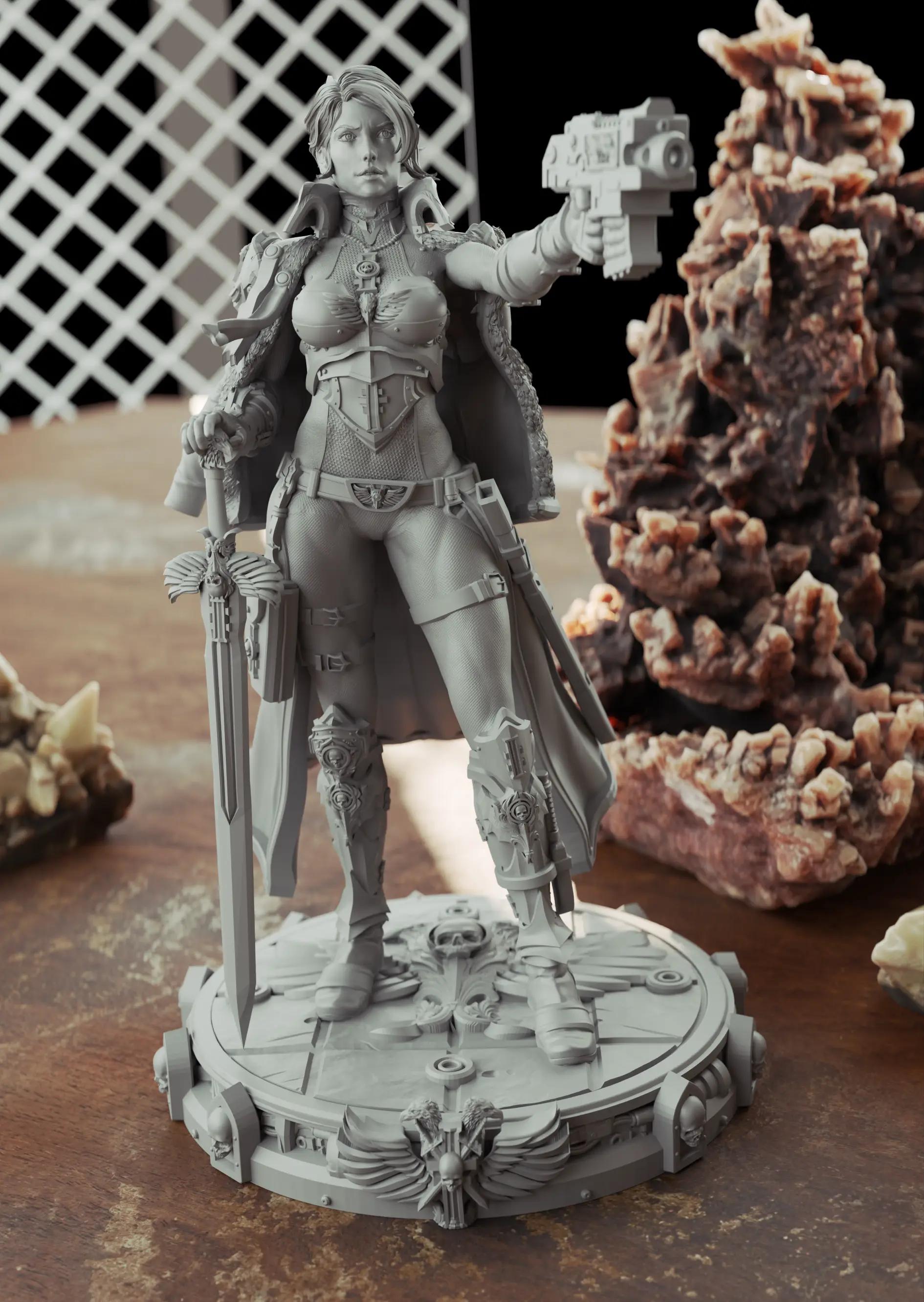 Secret Agent Miniature | 40k Fan Art by 3DArtGuy SFW 3d printed,miniature,3d printed miniature,Secret Agent,warhammer 40k,40k miniature