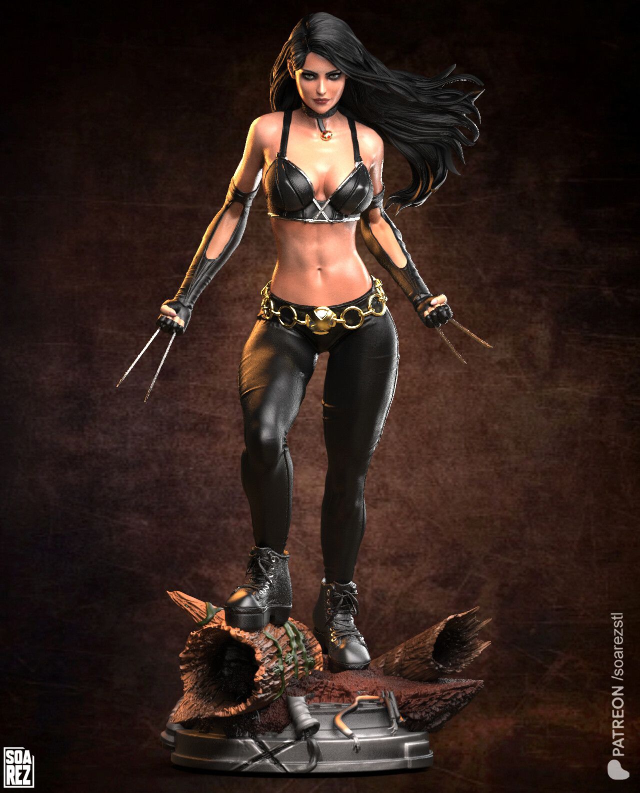 X-23 Statue | X-Men Fan Art by Pop Totem SFW null
