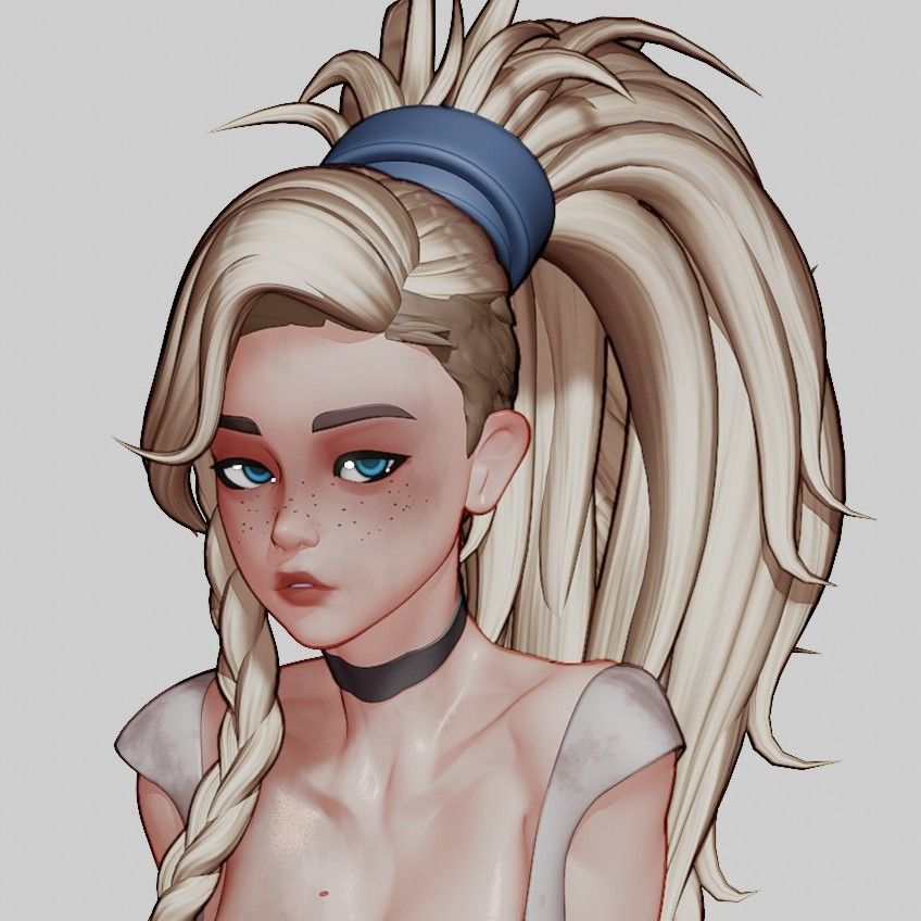 Statua Gemma Blacksmith | Monster Hunter Wilds Fan art di Rushzilla SFW,NSFW 3d printed statue,3d printed,3d printed figure,Monster Hunter Wilds Statue,Gemma Blacksmith Statue,nsfw statue