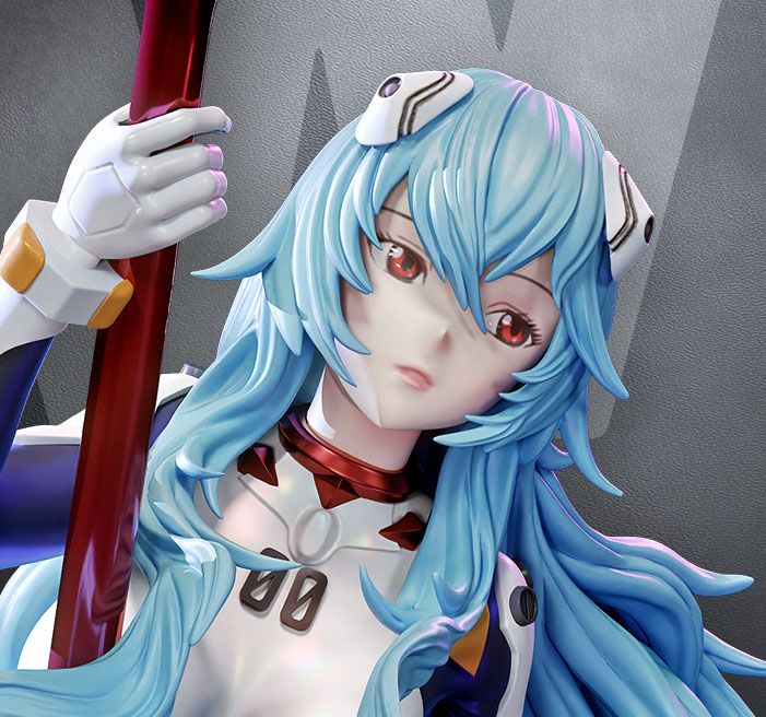 Rei Ayanami Statue | Evangelion Fan Art by CW Studios SFW,NSFW 3d printed statue,Evangelion statue,3d printed,Rei Ayanami Statue,3d printed figure,nsfw statue
