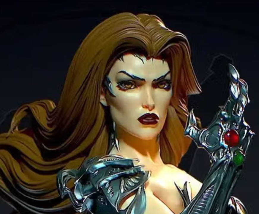 Sara Pezzini Statue | Witchblade Fan Art by Yan-H SFW,NSFW 3d printed statue,3d printed,nsfw statue,3d printed figure,Sara Pezzini statue,Witchblade statue