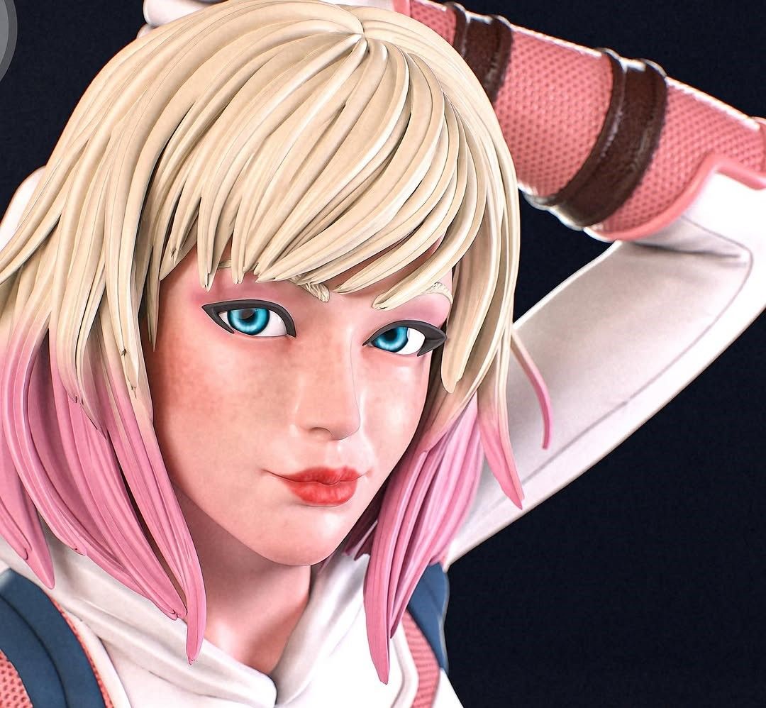 Gwenpool Statue | Marvel Fan Art by PEACHFIGURE SFW,NSFW 3d printed statue,3d printed,nsfw statue,Gwenpool Statue,Marvel,3d printed figure