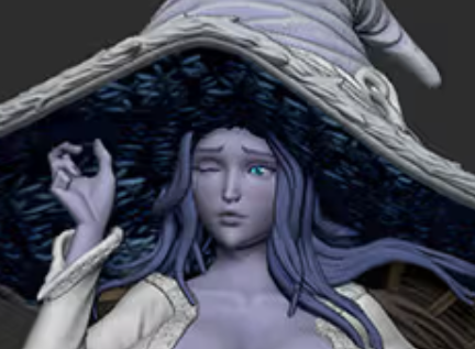 Ranni Statue | Elden Ring Fan Art by Stlproject SFW,NSFW 3d printed statue,3d printed,nsfw statue,3d printed figure,Ranni statue,Elden Ring statue