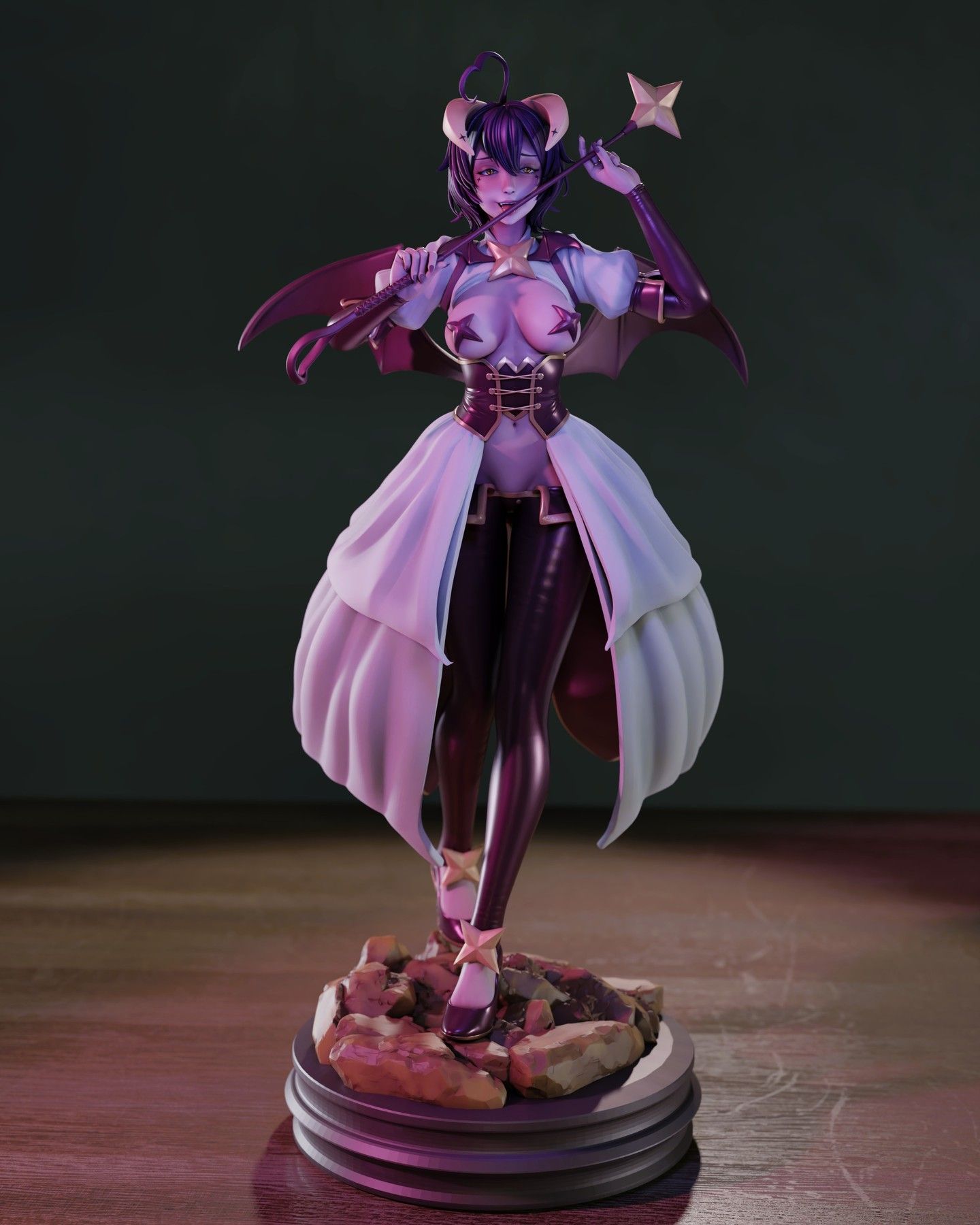Magia Baiser Statue | Gushing Over Magical Girls Fan Art by Momoji3d SFW,NSFW null