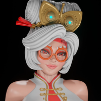 Purah Statue | The Legend of Zelda Fanart von Digital Dark SFW,NSFW,Futa 3d printed statue,3d printed,nsfw statue,futa statue,3d printed figure,Purah Statue,The Legend of Zelda Statue,futa figurines,futanari figurines,futanari statue