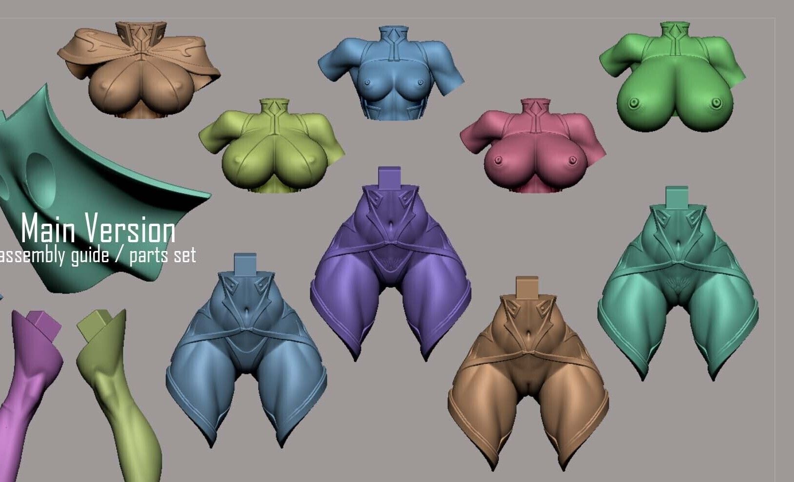 Statua Hell Knight Ingrid | DnD Fan Art di Digital Dark SFW,NSFW,Futa 3d printed statue,3d printed,nsfw statue,futa statue,3d printed figure,Hell Knight Ingrid Statue