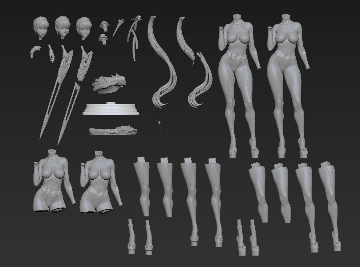 EVE Statue | Stellar Blade Fanart von Abe3D SFW,NSFW 3d printed statue,3d printed,nsfw statue,eve statue,Stellar Blade
