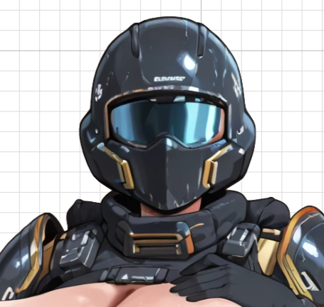 Soldier Bikini Sticker | Helldivers Vinyl Sticker NSFW nsfw sticker,stickers,Soldier Bikini sticker,helldivers sticker