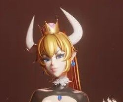 Bowsette Statue | Super Mario Fan Art by Rushzilla SFW null