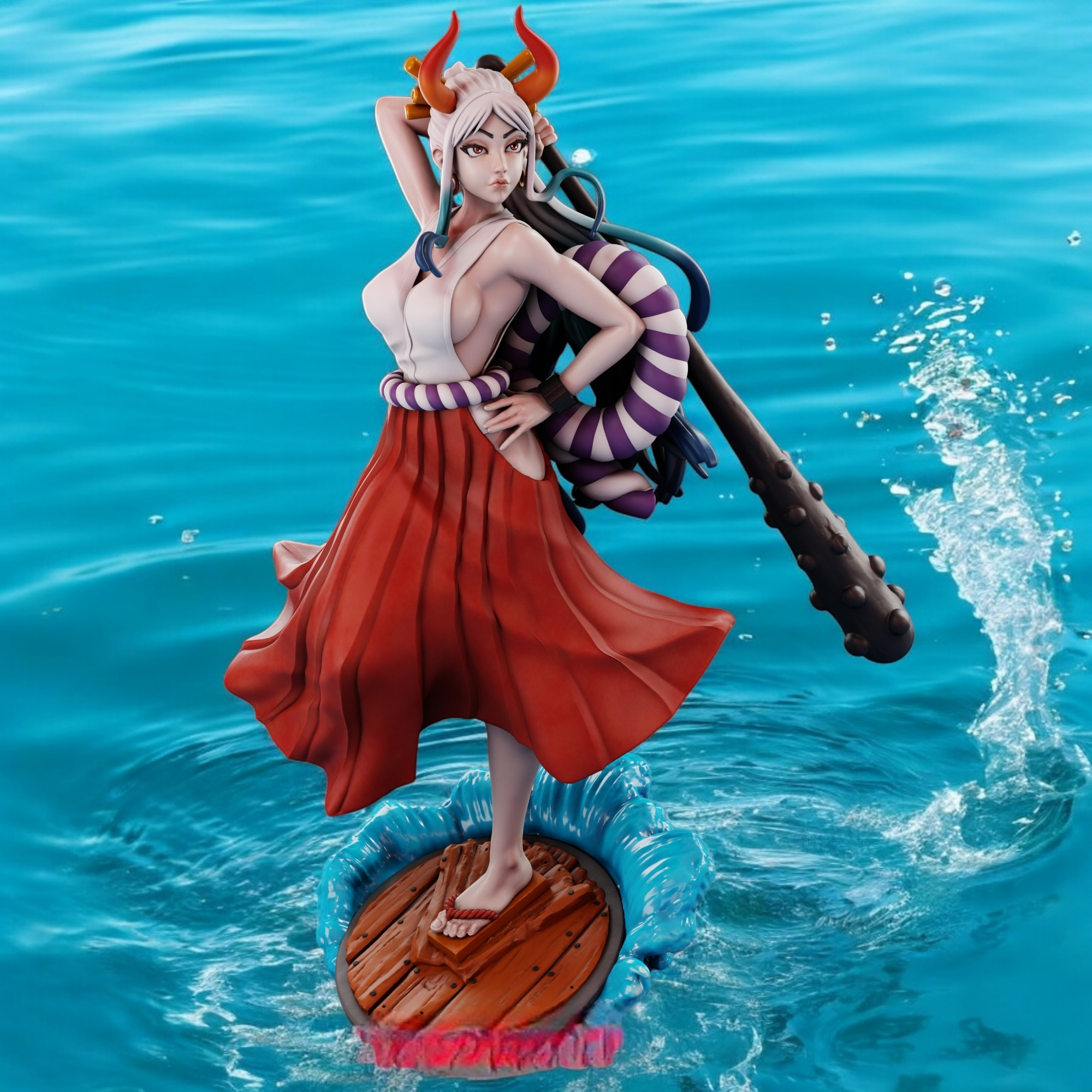 Yamato Statue | One Piece Fan Art by PEACHFIGURE