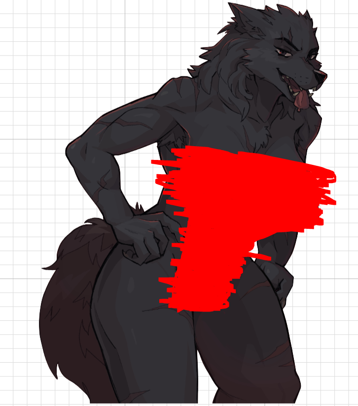Blaidd Female/Futa Sticker | Elden Ring Vinyl Sticker NSFW,Futa furry sticker,NSFW stickers,Elden Ring,Futa sticker,Blaidd sticker