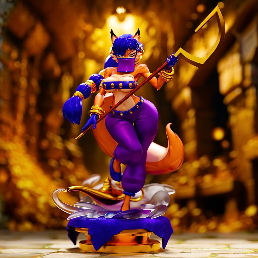 Carmelita Fox Furry Statue | Sly Cooper Fan Art by Tarsis SFW 3d printed,3d printed statue,Carmelita Fox Statue,Sly Cooper statue,3d printed figure,sfw statue,furry statue