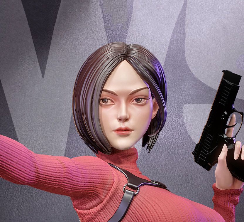 Ada Wong Statue | Resident Evil Fan Art by CW Studios SFW,NSFW 3d printed statue,Resident Evil statue,3d printed,Ada Wong Statue,3d printed figure,nsfw statue