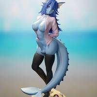 Figura Vaporeon Eevee | Pokemon Fanart autorstwa FunserviceSTL SFW,NSFW,Futa 3d printed,3d printed statue,nsfw statue,futa statue,furry statue,Vaporeon Statue,Pokémon Statue,futa figurines,futanari figurines,futanari statue