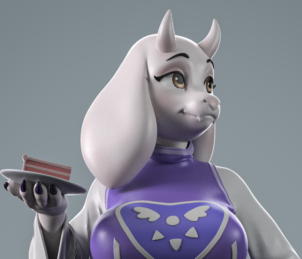 Toriel Goat Statue | Undertale Fan Art by Anyonensfw SFW,NSFW 3d printed,3d printed statue,nsfw statue,Toriel Goat Statue,Undertale Statue