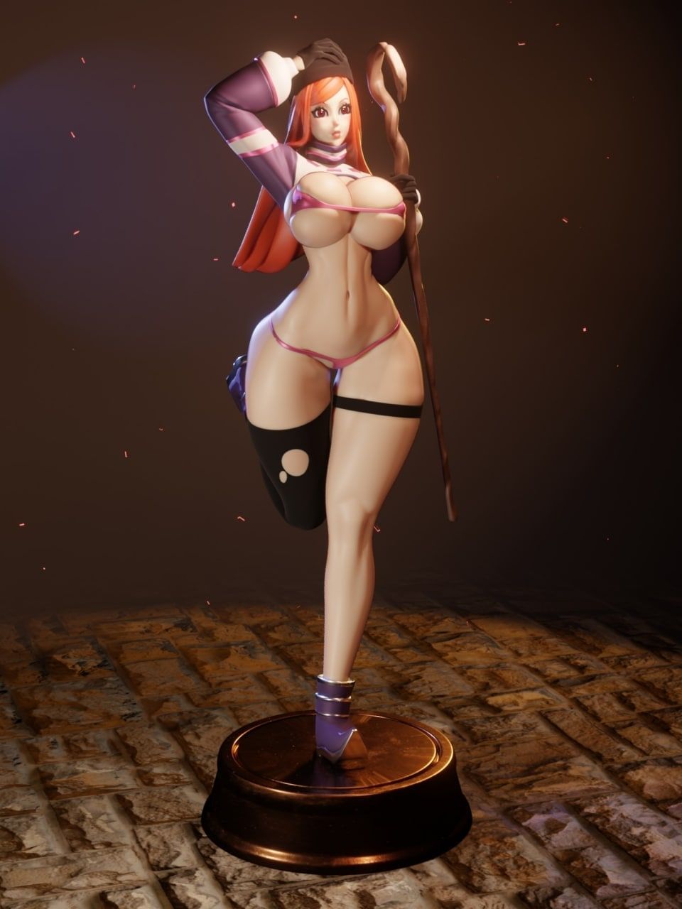 Sorceress Statue | Dragon's Crown Fan Art by Rushzilla image