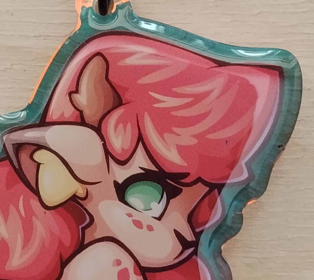 Faun Furry Girl Keychain | Original Acrylic Keychain NSFW Faun keychain,furry keychain,Original keychain,nsfw keychain