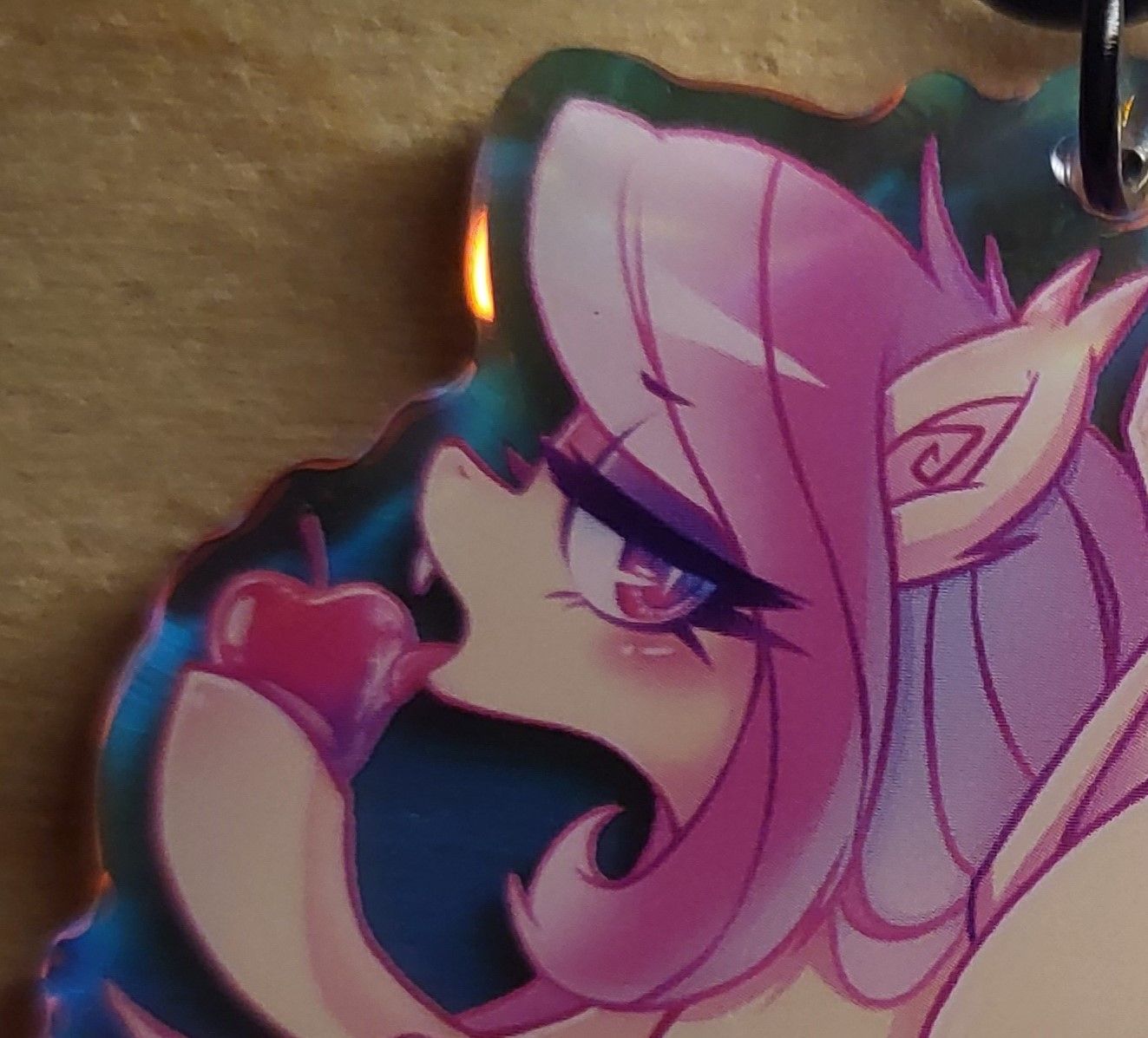 Flutterbat NSFW Keychain | My Little Pony Acrylic Keychain NSFW My Little Pony,Flutterbat Keychain,furry keychain,nsfw keychain