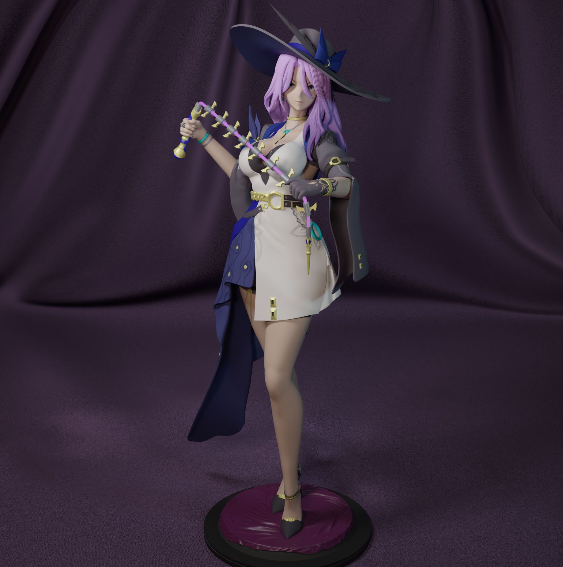 Jade Statue | Honkai: Star Rail Fan Art by FunserviceSTL SFW,NSFW,Futa 3d printed statue,nsfw statue,Jade statue,Honkai: Star Rail Statue,3d printed figure,3d printed,futa statue,futa figurines,futanari figurines,futanari statue