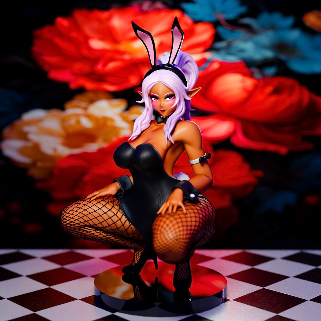 Kuroeda Statue | Plus-Sized Elf Fan Art by Tarsis SFW,NSFW 3d printed,3d printed statue,Plus-Sized Elf Statue,Kuroeda statue,3d printed figure,sfw statue,nsfw statue