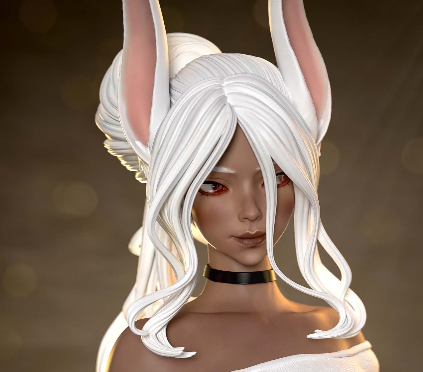 Figura Mirko | My Hero Academia Fanart autorstwa Nympha3D SFW,NSFW 3d printed statue,Mirko statue,3d printed figure,3d printed,My Hero Academia statue,nsfw statue