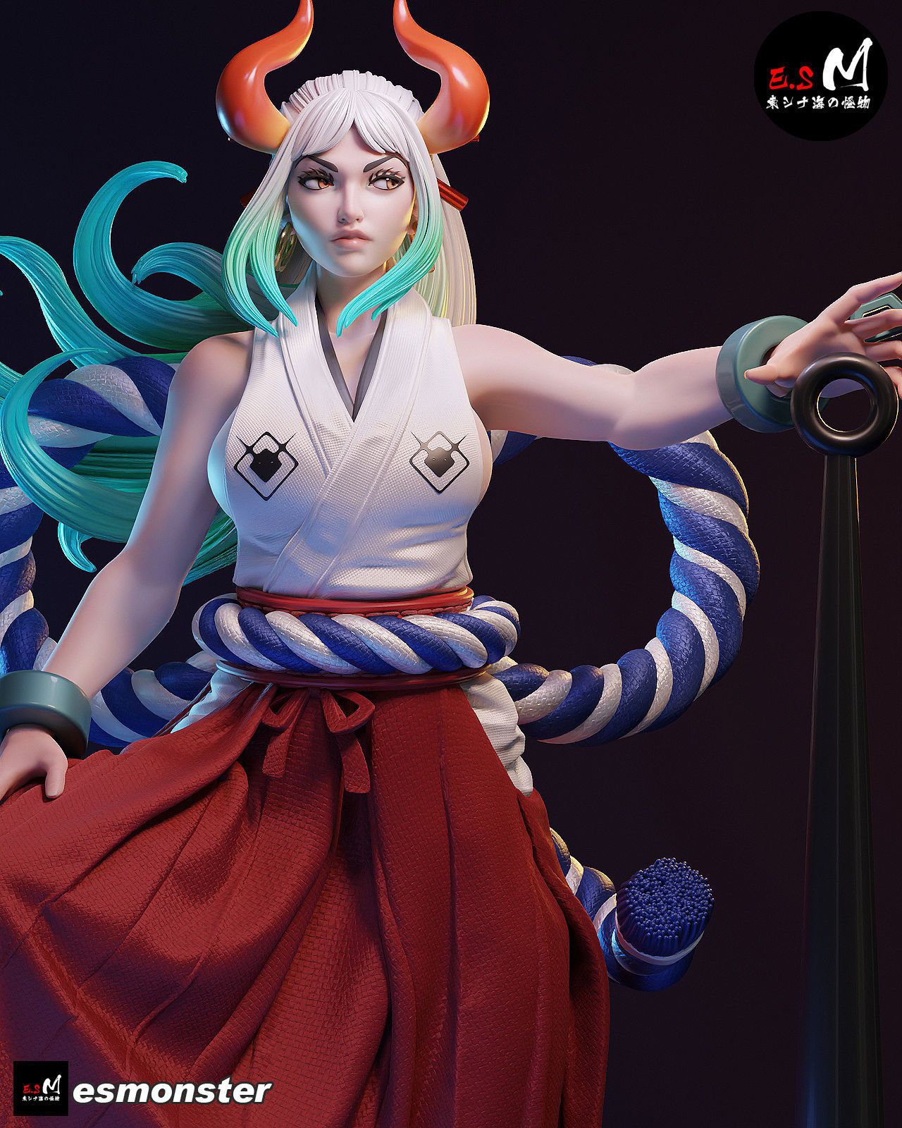 Yamato Statue | One Piece Fan Art by E.S Monster SFW,NSFW null