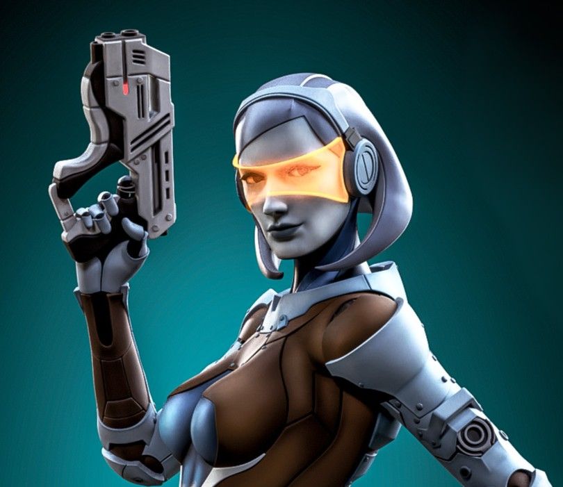 EDI Statue | Mass Effect Fan Art by H3LLCREATOR SFW 3d printed statue,Mass Effect,3d printed,EDI Statue,3d printed figure