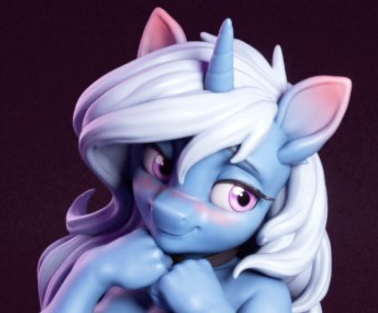Trixie Furry Statue | My Little Pony Fan Art by mowmaw NSFW,Futa 3d printed,Trixie statue,futa statue,My Little Pony statue,furry statue,nsfw statue,futa figurines,futanari figurines,futanari statue