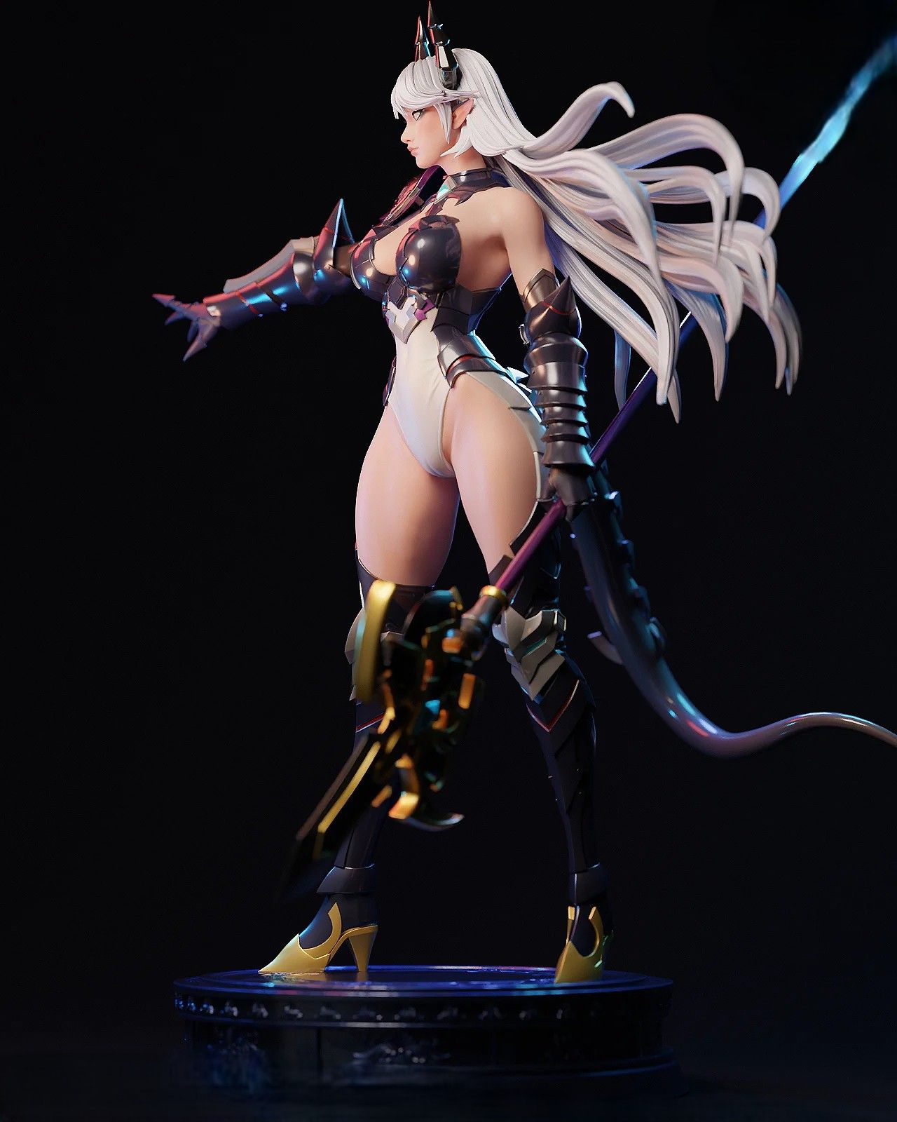 Luna Statue | Epic Seven Fan Art by E.S Monster SFW,NSFW 3d printed,3d printed statue,Luna Statue ,nsfw statue,Epic Seven statue