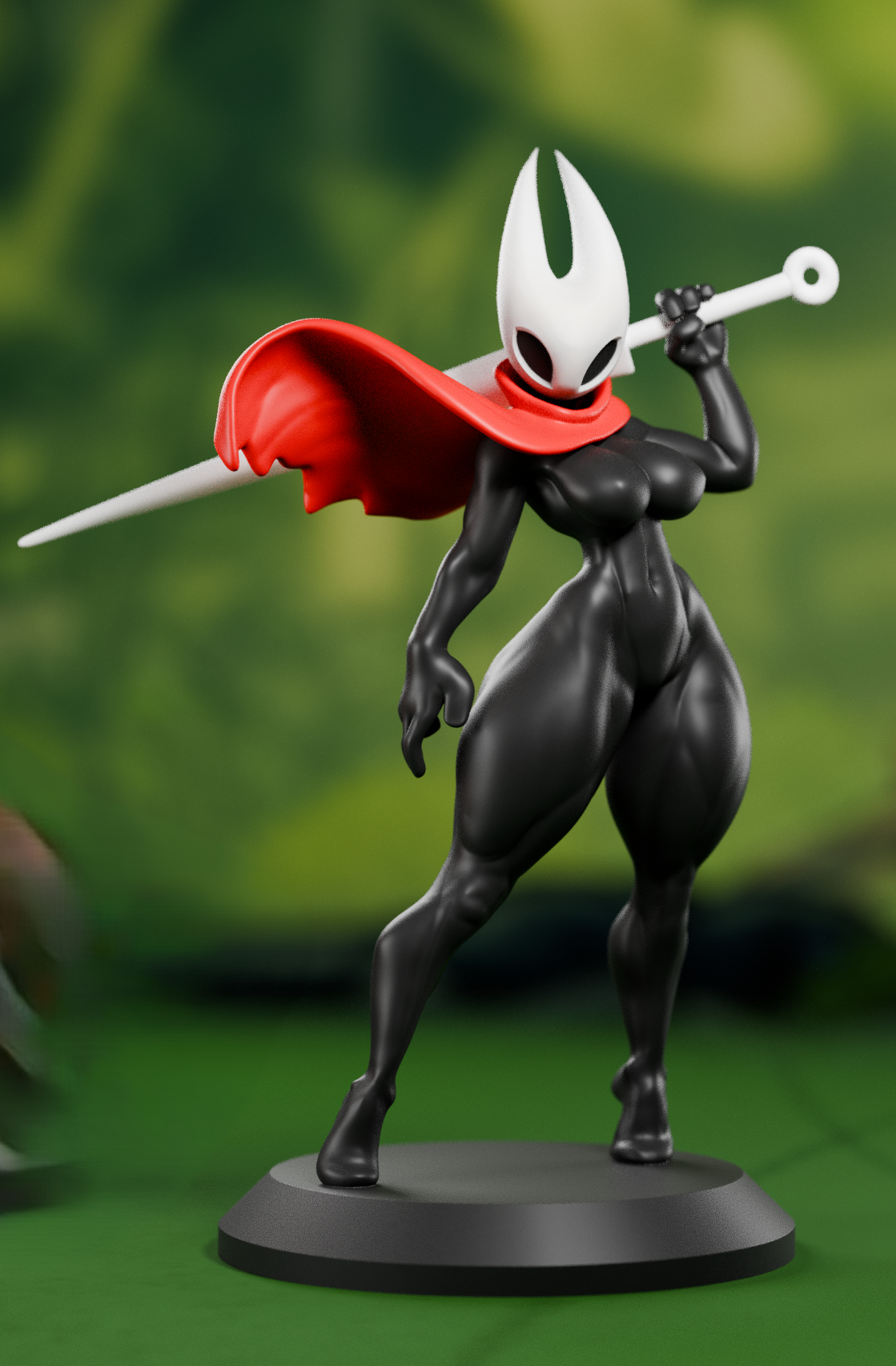 Hornet Statue | Hollow Knight Fan Art by Heraldo Sculpt SFW 3d printed statue,3d printed,Hornet Statue,Hollow Knight Statue