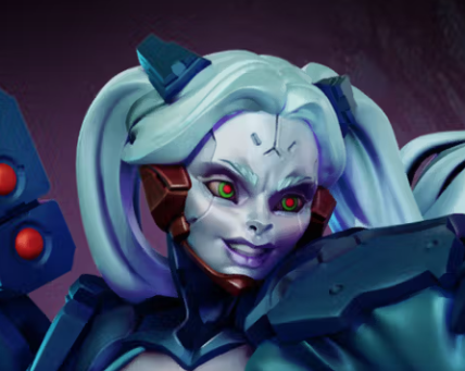 Madam Smasher Miniature | Cyberpunk2077 Fan Art by Gaz Minis SFW,NSFW 3d printed,miniature,Cyberpunk2077 miniature,nsfw miniature,Madam Smasher,3d printed miniature
