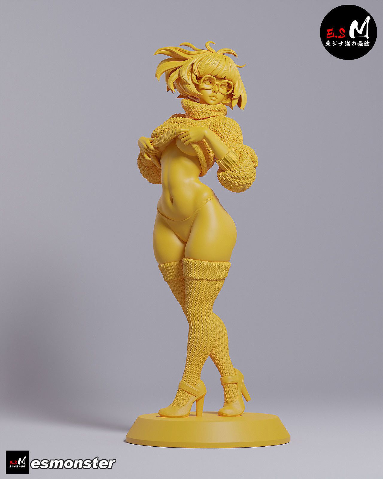 Velma Statue | Scooby-Doo Fan Art by E.S Monster SFW,NSFW null