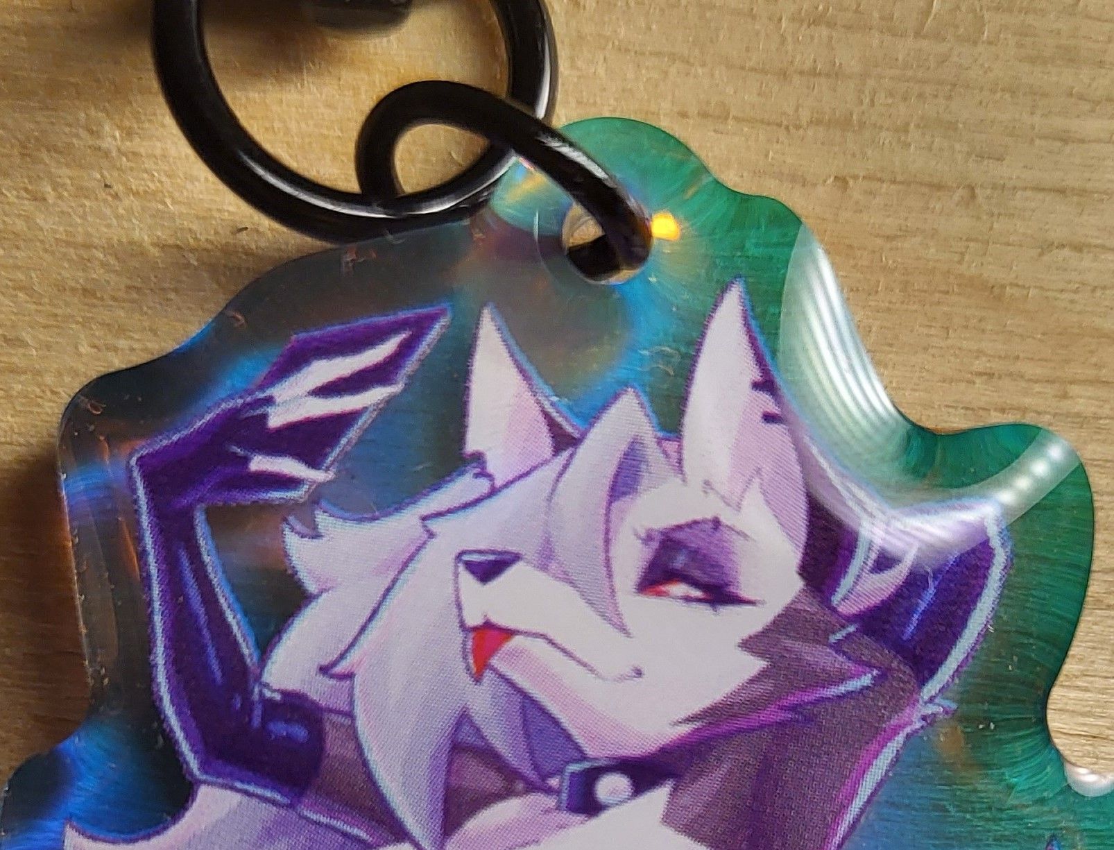 Loona Selfie Keychain | Helluva Boss Acrylic Keychain SFW And NSFW loona nsfw,loona keychain,furry keychain,SFW keychain,Helluva Boss,nsfw keychain