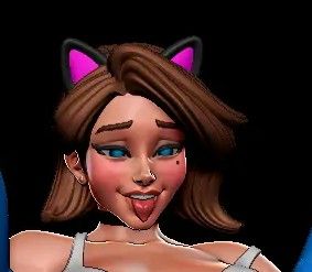 Dirty Girl Statue | Original Fan Art by Digital Dark SFW,NSFW,Futa null