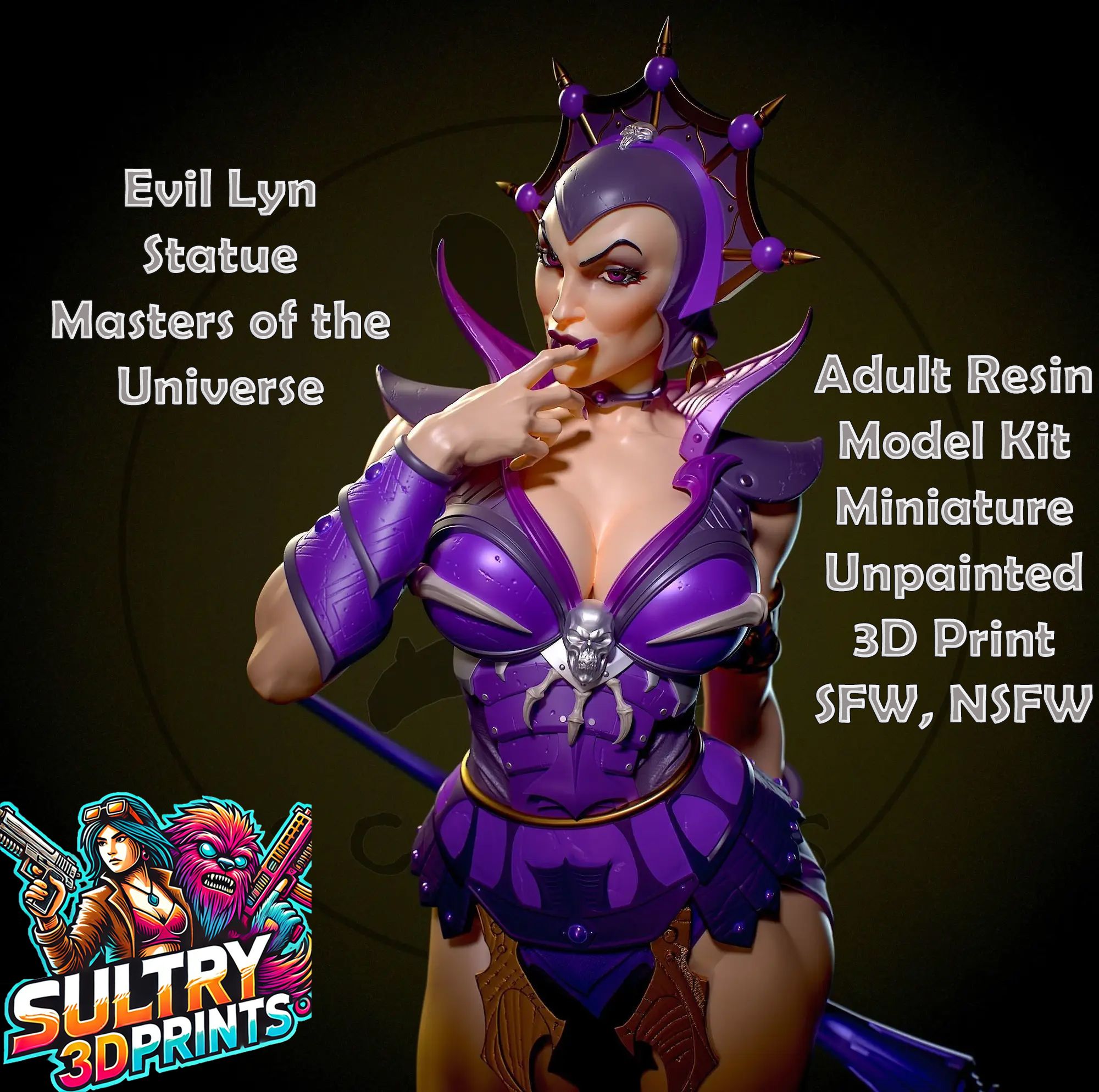 Evil Lyn Statue | Masters of the Universe Fan Art by Yan H