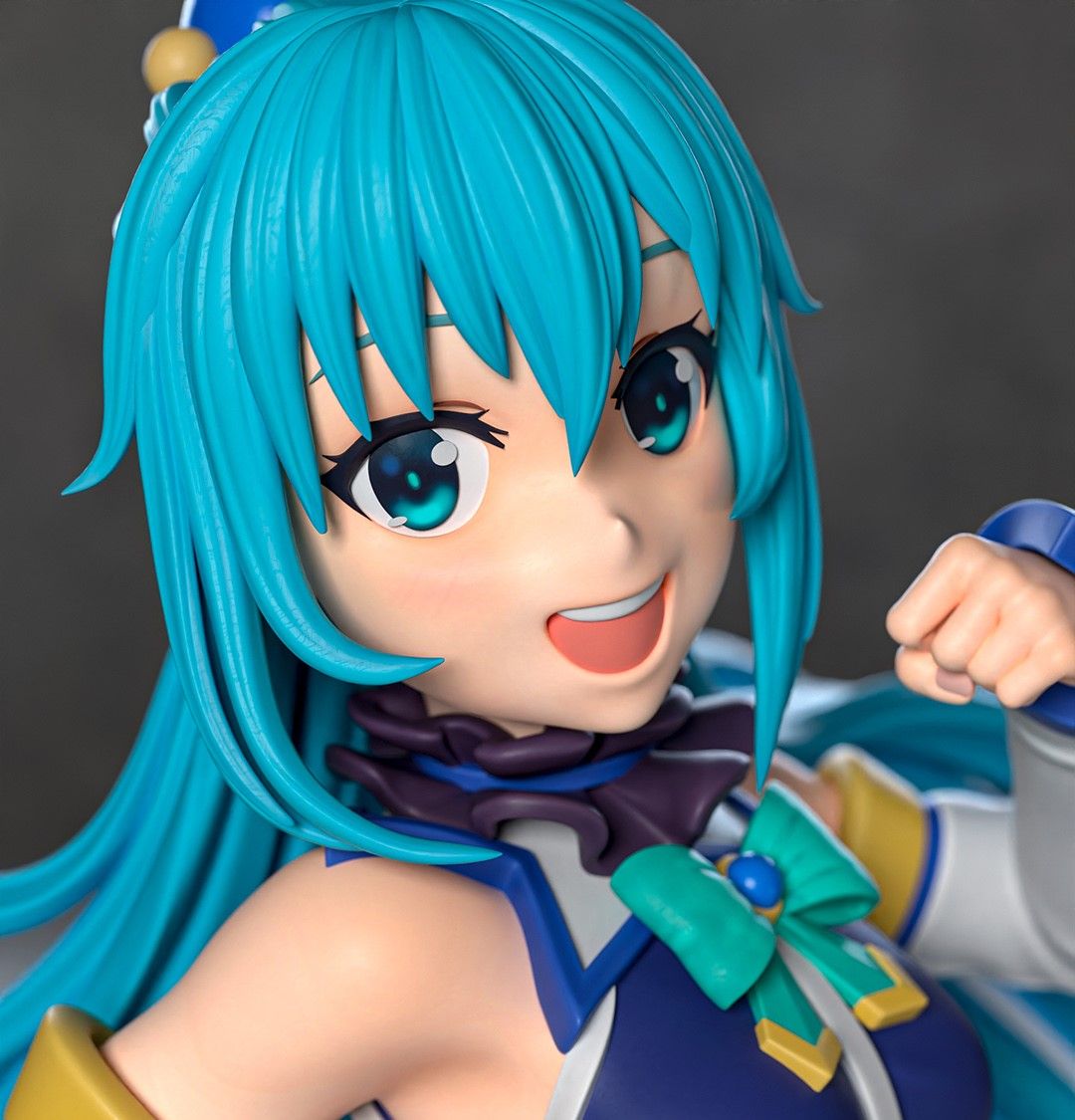 Aqua Statue | Konosuba Fan Art by Azerama SFW,NSFW 3d printed,3d printed statue,nsfw statue,Aqua statue,Konosuba statue