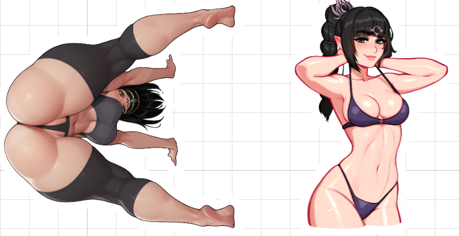 Shadowheart Pack Sticker | Baldur's Gate 3 Vinyl Sticker NSFW Baldur's Gate 3 sticker,Baldur's Gate 3 nsfw,nsfw sticker,Shadowheart sticker,sfw stickers